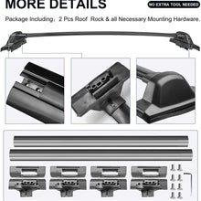 Car Roof Rack Fit for Compatible with Honda CRV 2007 2008 2009 2010 2011 Aluminum Maximum Capacity 150lbs Cargo Bars Crossbars Luggage Rack Carry Bike Bicycle Snowboard Surfboard Canoe Luggage (2)