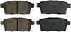 KFE KFE1259-104 Ultra Quiet Advanced Premium Ceramic Brake Pad Rear Set Compatible with: 2007-2010 Ford Edge; Mazda CX-7, CX-9; Lincoln MKX