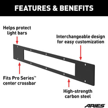 ARIES PC20OB Pro Series 30-Inch Black Steel Grille Guard Light Bar Cover Plate