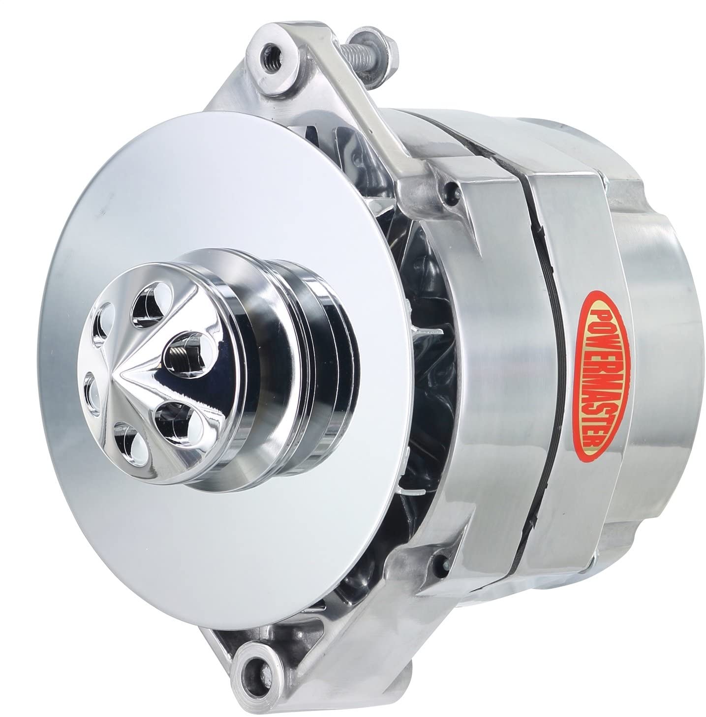 Powermaster 27294-344 Polish Alternator (12SI 100A 1V Pulley & Baffle 1 or 3 Wire)