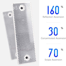 Swpeet 20Pcs Universal Red + White Plastic Rectangular Stick-on Car Reflector Sticker, Door Reflectors Interior Red + White Compatible Warning Plate Adhesive Reflector for Most Car