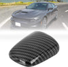 X AUTOHAUX Car Gear Shift Knob Head Cover Sticker Trim Carbon Fiber Style for Dodge Challenger Charger 2015-2019