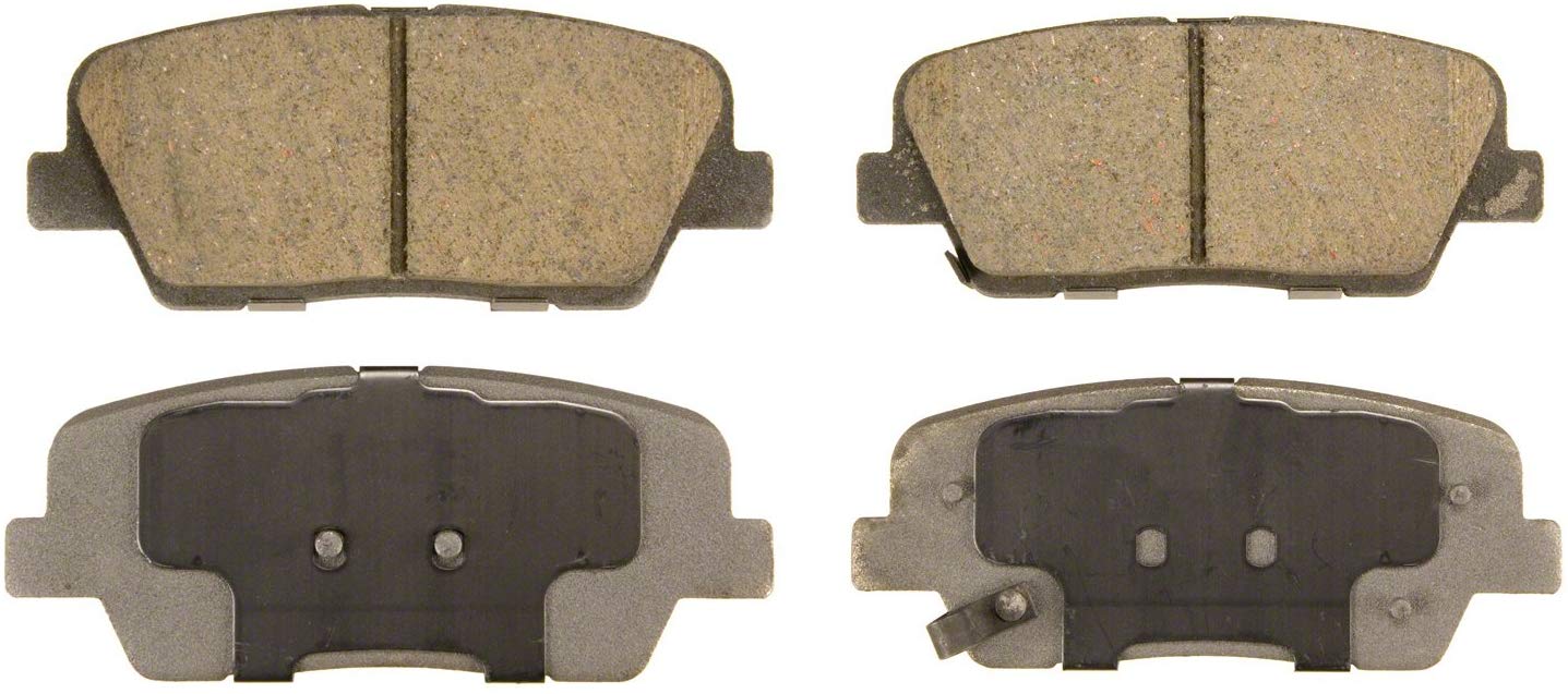 Wagner ThermoQuiet QC1284 Ceramic Disc Pad Set, Rear
