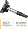 Ignition Coils 4-Pack Compatible with Toyota Corolla 09-17, Toyota Matrix 09-14, Toyota Prius 10-17, Lexus CT200H 11-16, Pontiac Vibe 09-10, Scion XD 08-13, 2016 Scion IM L4 1.8L 2.4L