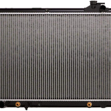 Puermto AT Plastic/Aluminum Radiator 1 Row For 2001-2003 Toyota Highlander 3.0L 2004-2007 Toyota Highlander 3.3L V6 with Oil Cooler