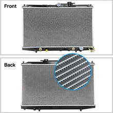 Maxiii Aluminum Radiator Compatible with Honda Accord DX, EX, EX-R 1998-2002, LX/Honda Accord SE 2000-2002, Value Package (Except 2000 Honda Accord Value Package) L4 2.3L with Oil Cooler