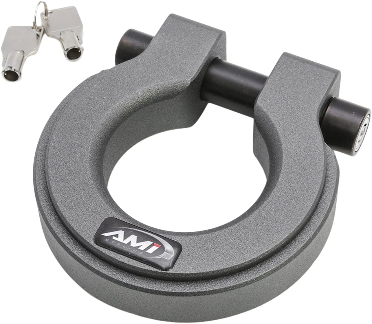 All Sales AMI 8814AM Demon V2 - Round D-Ring Anthracite Metallic, 1 Pack