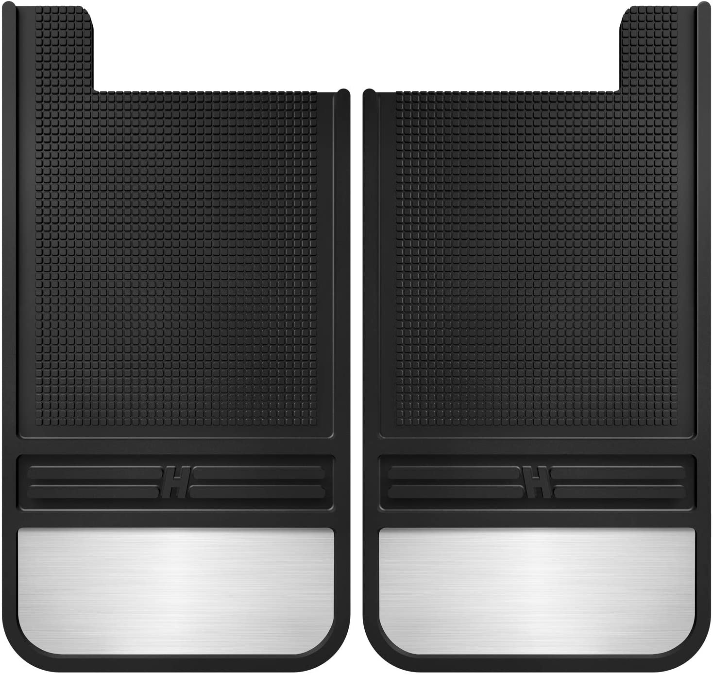 Husky Liners Rubber Rear Mud Flaps - 12IN w/ Weight