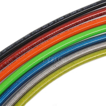 Ruizhi Motorcycle Dirt Bike Braided Steel Hydraulic Reinforce Brake Line Clutch Oil Hose Tube 700-1200mm (Black,1.3m)