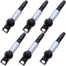 ROADFAR Set of 6 Ignition Coil Pack Fit for BM-W 330xi 530i 3.0L L6 for BM-W 650i 4.8L V8 UF522 C1404 UF522 UF44 UF515