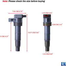 ENA Pack of 6 Ignition Coil Compatible with Hyundai Azera Genesis Santa Fe Sonata Veracruz Kia Sedona Sorento Cadenza Borrego Amanti 3.3L 3.8L V6 27301-3C000 27301-3C010 UF546 C1544