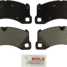 Bosch BE1349 Blue Disc Brake Pad Set for Porsche: 2008-13 Cayenne, 2010-15 Panamera; Volkswagen: 2011-15 Touareg - FRONT