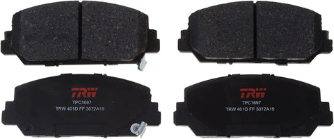TRW TPC1697 Premium Ceramic Front Disc Brake Pad Set