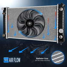 Complete Radiator Compatible with GMC Chevy Blazer S10 Jimmy Sonoma Hombre Bravada 4.3L V6 DWRD1012