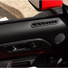 HKPKYK Car Door Air Conditioner Vent Outlet Trim Decoration Stickers,for Ford Mustang 2015 2016 2017 2018 2019, Car Interior Accessories