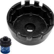 3mirrors Oil Filter Wrench 64MM 14 Flutes Oil Filter Cap Wrench for Acura Honda (Custom) Durable Aluminium