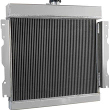 CoolingSky 3 Row All Aluminum Radiator for 1970-1979 Dodge Plymouth D/W 100 200 300 Pickup Trailduster &Multiple V8 Models