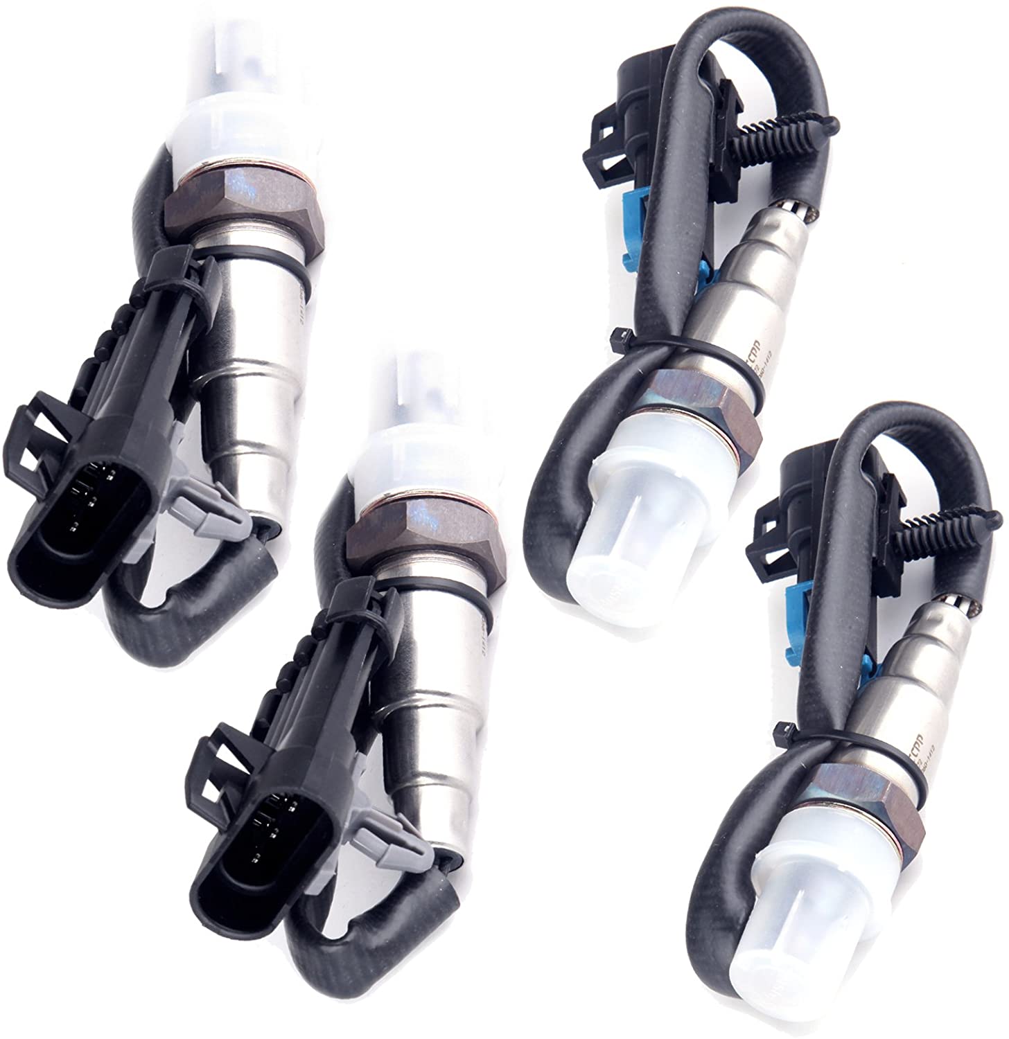 Oxygen Sensor,ECCPP Upstream Downstream O2 Sensors Fits 234-4018 234-4012 for 1996-1998 Chevrolet/Chevy/GMC C/K 1500 4.3L 5.0L 5.7L 4PCS