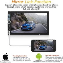 haoxuandianzi Double Din Car Stereo,Upgraded Version 7 Inch Touch Screen Car MP5 Player Support Backup Rear View Camera FM Radio Car Audio with Hands-Free Mirror Link