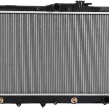 ECCPP Auto Parts Plastic Aluminum Replacement Radiator for 1990 1991 1992 1993 Honda Accord 1992-1996 Honda Prelude CU0019 CU0019,