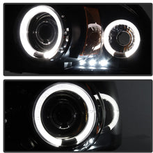 Spyder Auto 5009784 LED Halo Projector Headlights Black/Clear