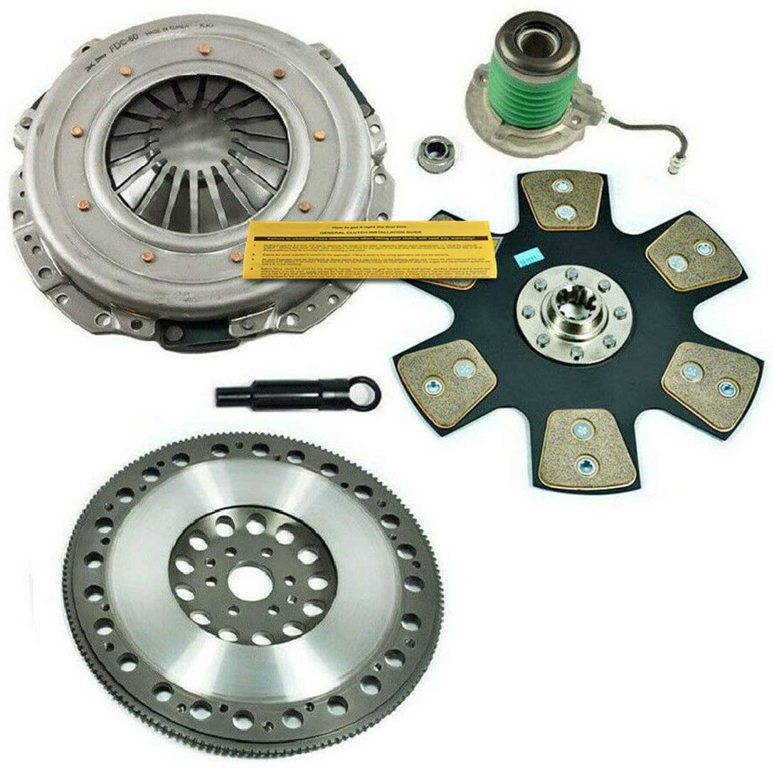 VALEO-STAGE 4 CLUTCH KIT + LIGHT FLYWHEEL FOR 2005-2010 FORD MUSTANG GT 4.6L V8