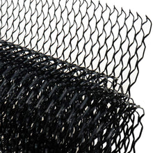 AUTOT 40 x 13 inch Car Grill Mesh Sheet, Black Painted Aluminum Alloy Grille Mesh Roll, 11 x 25 mm Hexagon-Shape Grids
