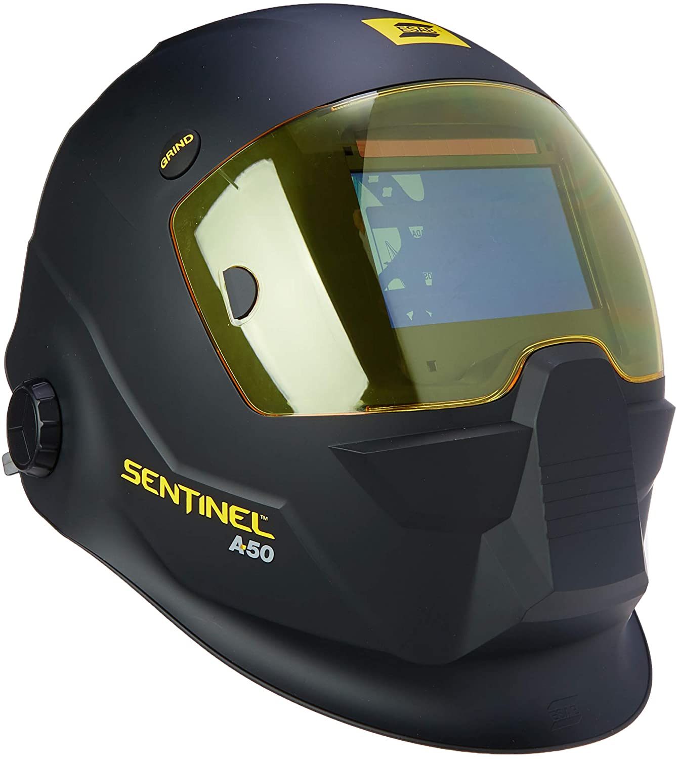 ESAB 0700000800 Sentinel A50 Welding Helmet, Black, 3.93 x 2.36 in. (100 x 60 mm) Viewing Area.
