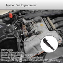 Ignition Coil Pack Set of 6 Compatible with BMW 325Ci 328i 330Ci 335i 525i 528i 530i 535i 545i 745Li X3 X5 M5 M6 Z4 Mini Cooper Replace Part Number 0221504470 UF592 (Black)