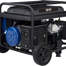Westinghouse WGen9500DF Dual Fuel Portable Generator-9500 Rated 12500 Peak Watts Gas or Propane Powered-Electric Start-Transfer Switch & RV Ready, CARB Compliant