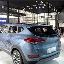 KPGDG Fit for Hyundai All New Tucson 2015 2016 2017 2018 2 Pcs ABS Roof Rail Roof Rack Side Rail Bar - Black