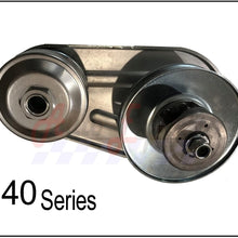 40 Series Go Kart Torque Converter Kit With Belt, Clutch Pulley Driver Driven 8 to 16 HP