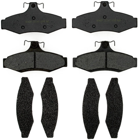 ACDelco 17D724 Professional Organic Rear Disc Brake Pad Set
