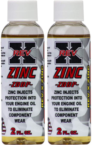REV X ZDDP Oil Additive - Zinc for Flat Tappet Cams & Engine Break in (2)