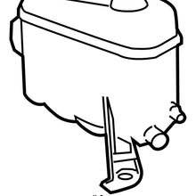 Genuine GM 22866587 Radiator Surge Tank