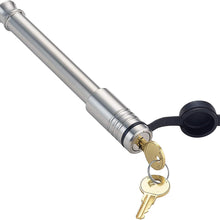 InfiniteRule Security 61775 | 4 Pack Mix, Keyed Alike, Stainless Steel Hitch Locks (Fits: B&W Trailer Hitches)