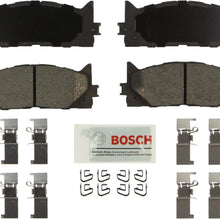 Bosch BE1222H Blue Disc Brake Pad Set with Hardware for 2007 Toyota Camry - FRONT