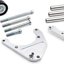 Dirty Dingo LS Street Rod Billet AC Bracket for Mini Sanden SD7B10 Conversion Swap