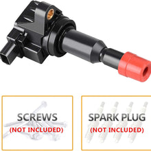 Ignition Coils 4-Pack Compatible with 2007 2008 Honda Fits 1.5L L4-30520-PWC-501