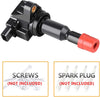 Ignition Coils 4-Pack Compatible with 2007 2008 Honda Fits 1.5L L4-30520-PWC-501