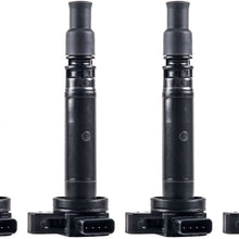 Set of 4 Ignition Coils Compatible with Toyota Tacoma 2.4L 2.7L UF323 C1305 90919-0223