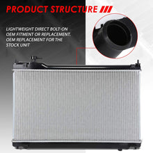 Replacement for 03-04 Infiniti G35 Sedan AT Lightweight OE Style Full Aluminum Core Radiator DPI 2455