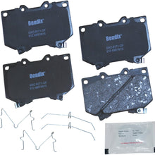 Bendix CFC812 Premium Copper Free Ceramic Brake Pad (with Installation Hardware Front)