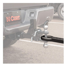 CURT 48510 Black Steel Pintle Hitch Lunette Ring 3-Inch ID, 22,000 lbs