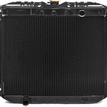 1967-1970 Ford Mustang 6 Cylinder Radiator 3 Row Large Tube O/e Style NEW No Ac