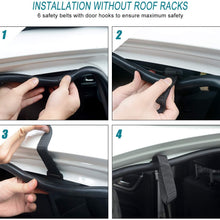 Z8LED 500D Car Top Carrier,19 Cubic Feet Waterproof Rooftop Cargo Carrier Fits for All Vehicle With&Without Rack,Pickup Truck