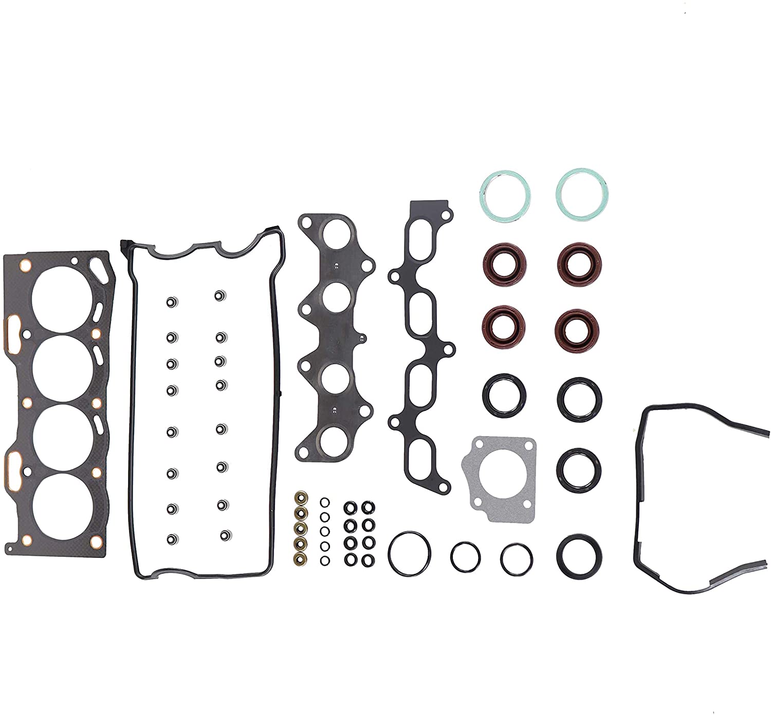DNJ HGS936 Graphite Head Gasket Set/For 1995-1998/ Toyota/Paseo, Tercel/ 1.5L/ DOHC/ L4/ 16V/ 1497cc/ 5EFE