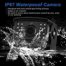 Wireless Backup Camera Add-on for AHD Wireless DVR System, 12v-24v Waterproof Night Vision Extra Reversing Camera for Digital Wireless Backup System, Transmission Distance up to 500M for Truck Bus