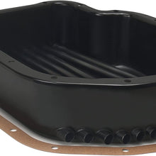 Derale 14202 Transmission Cooling Pan for GM Turbo 400 Deep Pan, Black