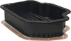 Derale 14202 Transmission Cooling Pan for GM Turbo 400 Deep Pan, Black